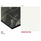 Mesa de comedor con tapa de Hpl y base de metal Made in Italy - Aresto Viadurini