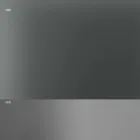 Mesa de Comedor con Tapa de Cristal Ahumado y Base de Metal 4 Dimensiones - Speck Viadurini