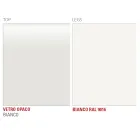 Mesa de comedor de calidad con tapa de cristal lacado Made in Italy - Brontolo Viadurini