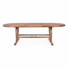Mesa de comedor de exterior extensible hasta 240 cm en madera - Kaley Viadurini