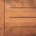 Mesa de comedor de jardín en madera natural o negra, lujo italiano - Suzana Viadurini