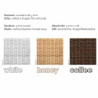 Tabla diseñador comedor polietileno mano tejida Chad Viadurini