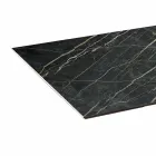 Mesa de comedor de cerámica y base de vidrio extraligero Made in Italy - Aleatorio Viadurini