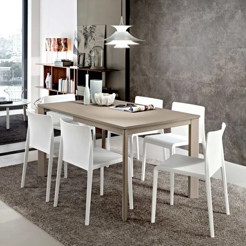 Mesa de Comedor Fenix Extensible hasta 232 Made in Italy - Baviera Viadurini