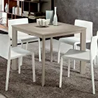 Mesa de Comedor Fenix Extensible hasta 232 Made in Italy - Baviera Viadurini