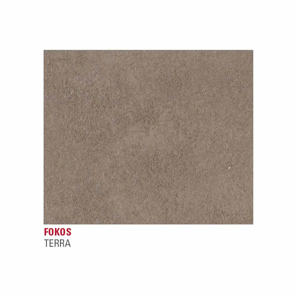 Mesa de comedor en laminado y metal pintado Made in Italy - Efisto Viadurini