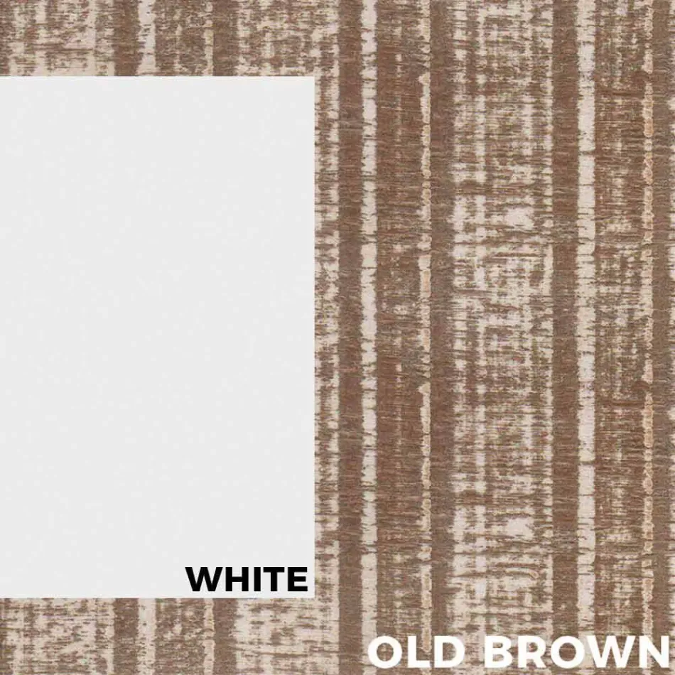 Mesa de comedor de madera y aluminio para exteriores de diseño moderno - Ganges Viadurini