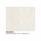 Mesa de comedor en melamina y metal pintado Made in Italy - Remigio Viadurini