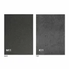 Mesa de comedor de metal y tapa de cerámica Diseño Made in Italy - Anaconda Viadurini