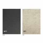 Mesa de comedor de metal y tapa de cerámica Diseño Made in Italy - Anaconda Viadurini