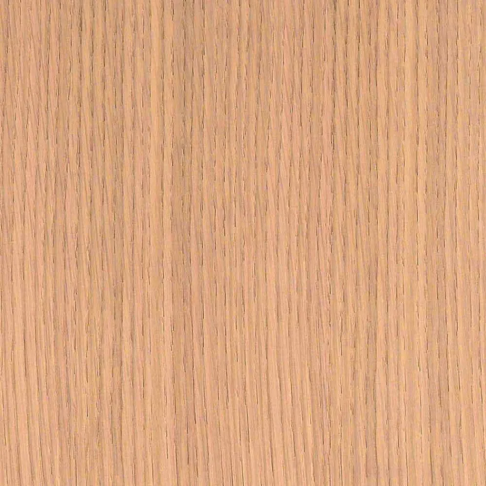 Mesa de comedor moderna en roble anudado y vidrio Made in Italy - Sibillo Viadurini