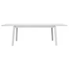 Mesa de comedor exterior extensible de hasta 240 cm en aluminio - Levanto Viadurini