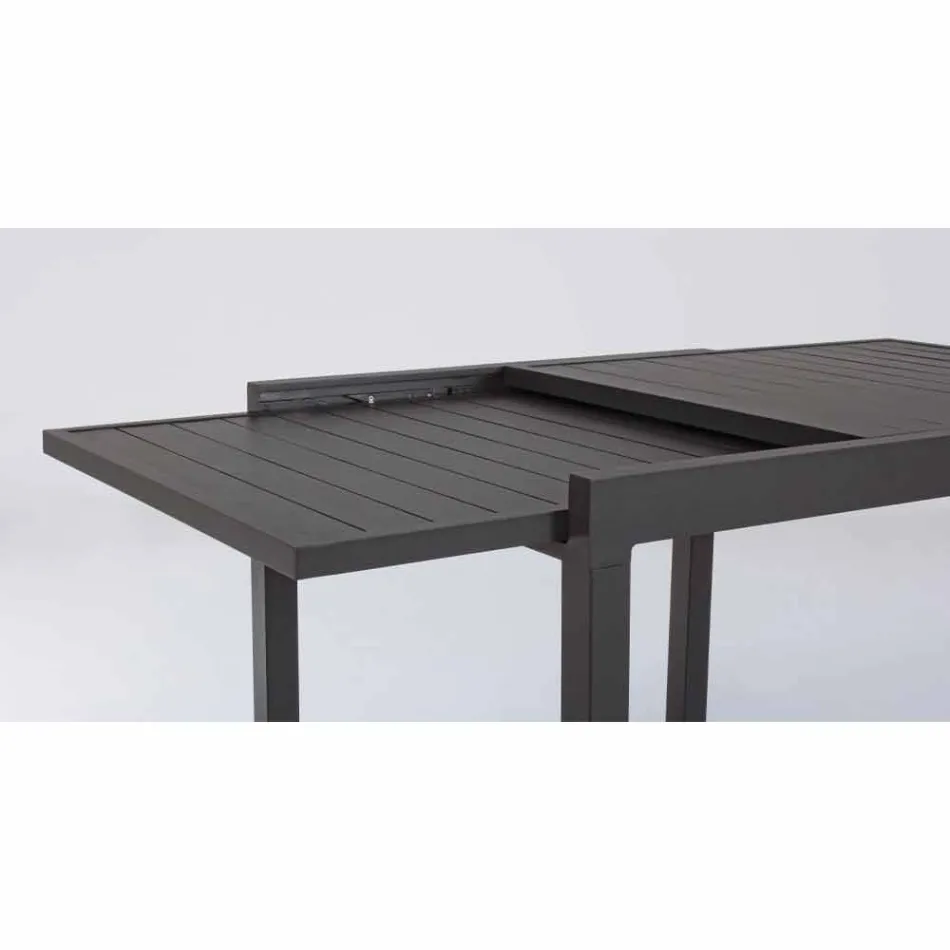 Mesa de comedor de exterior extensible hasta 270 cm en aluminio - Veria Viadurini