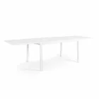 Mesa de comedor de exterior extensible hasta 270 cm en aluminio - Veria Viadurini