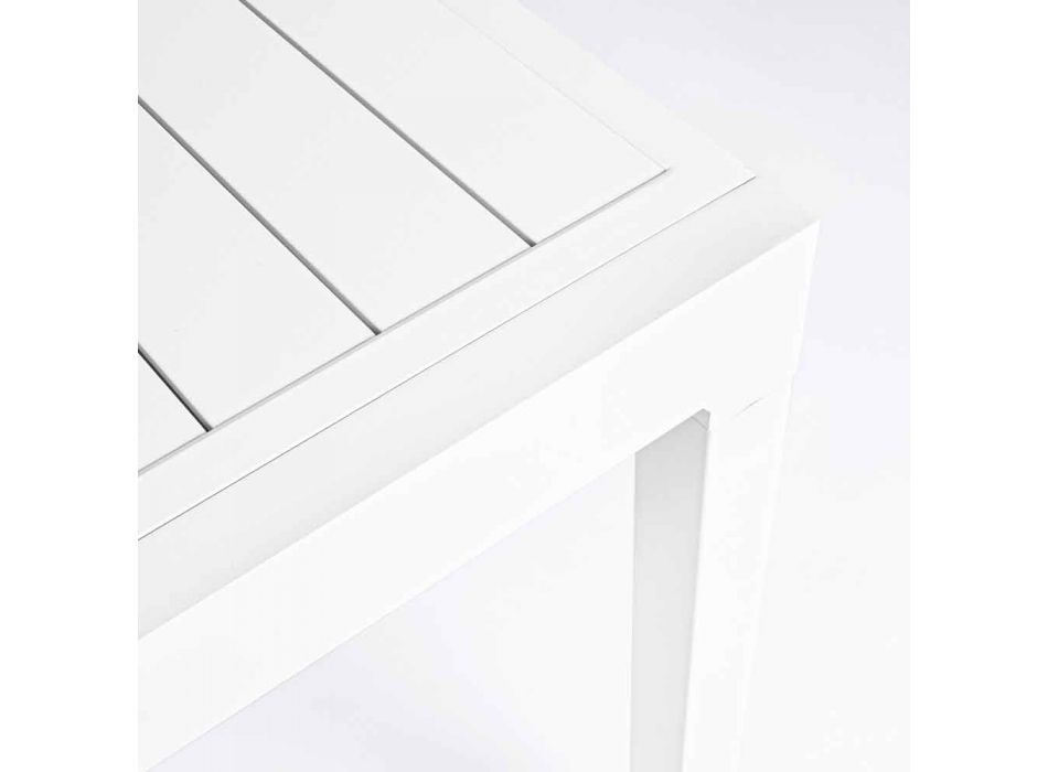 Mesa de comedor de exterior extensible hasta 270 cm en aluminio - Veria Viadurini