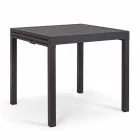 Mesa de comedor de exterior extensible hasta 270 cm en aluminio - Veria Viadurini