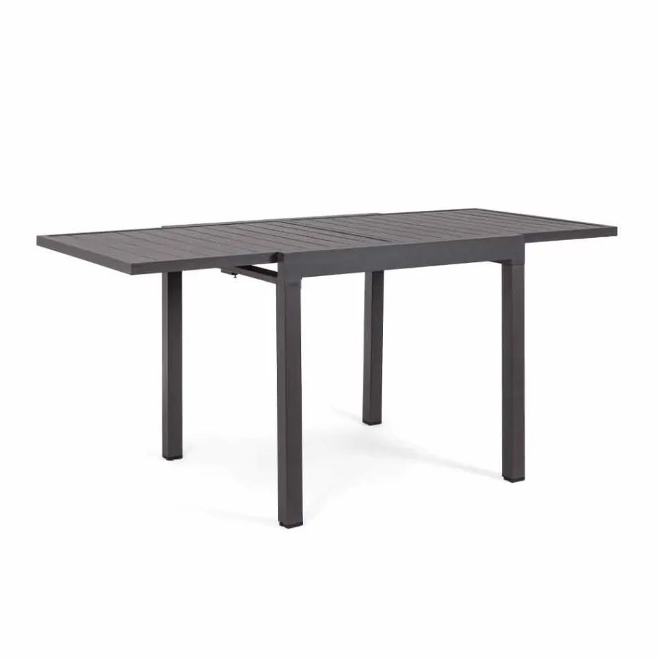 Mesa de comedor de exterior extensible hasta 270 cm en aluminio - Veria Viadurini
