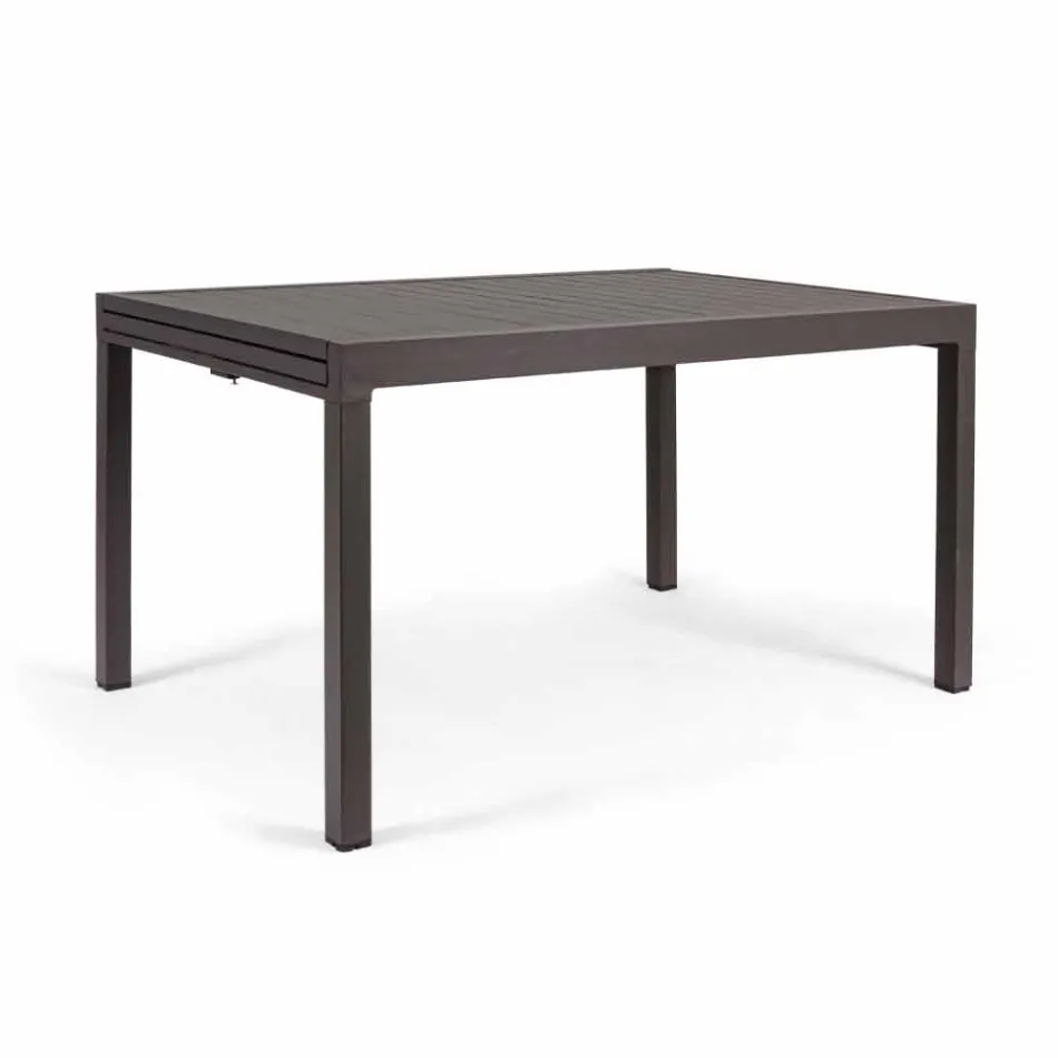 Mesa de comedor de exterior extensible hasta 270 cm en aluminio - Veria Viadurini