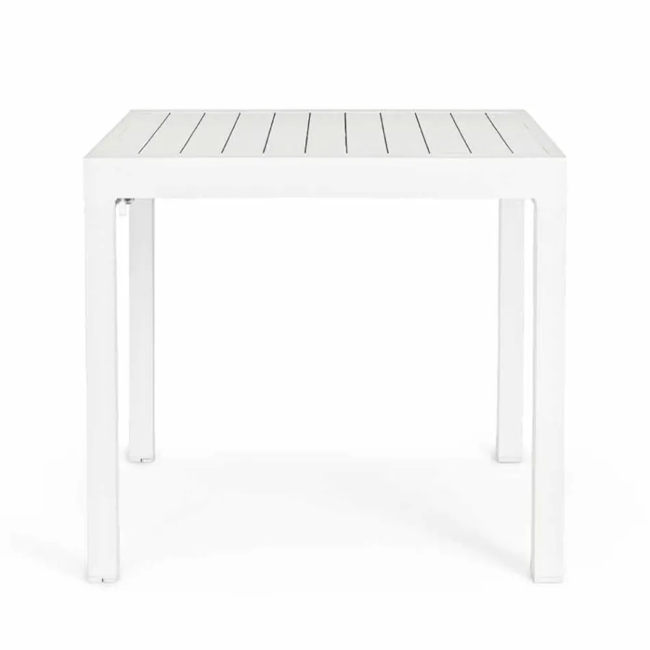 Mesa de comedor de exterior extensible hasta 270 cm en aluminio - Veria Viadurini