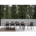 Mesa de comedor al aire libre con tapa extensible hasta 300 cm - Bolsa de viaje Viadurini