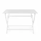 Mesa de comedor para exterior en aluminio con estructura plegable - Hunt Viadurini