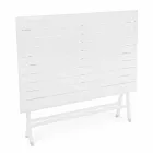 Mesa de comedor para exterior en aluminio con estructura plegable - Hunt Viadurini