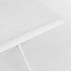 Mesa de comedor para exterior en aluminio con estructura plegable - Hunt Viadurini