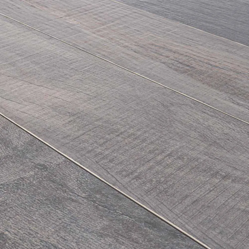 Mesa de comedor para exteriores en cerámica y aluminio, Homemotion - Salem Viadurini