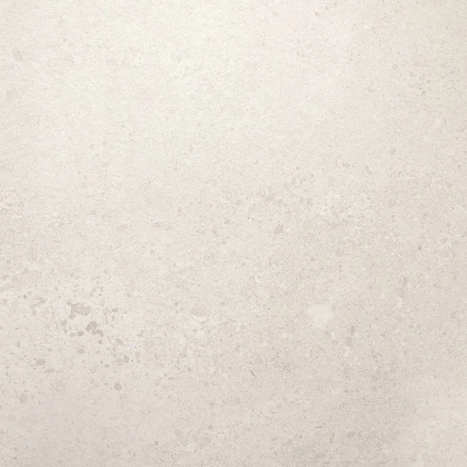 Mesa de comedor de jardín en madera de iroko y gres Made in Italy - Bresson Viadurini