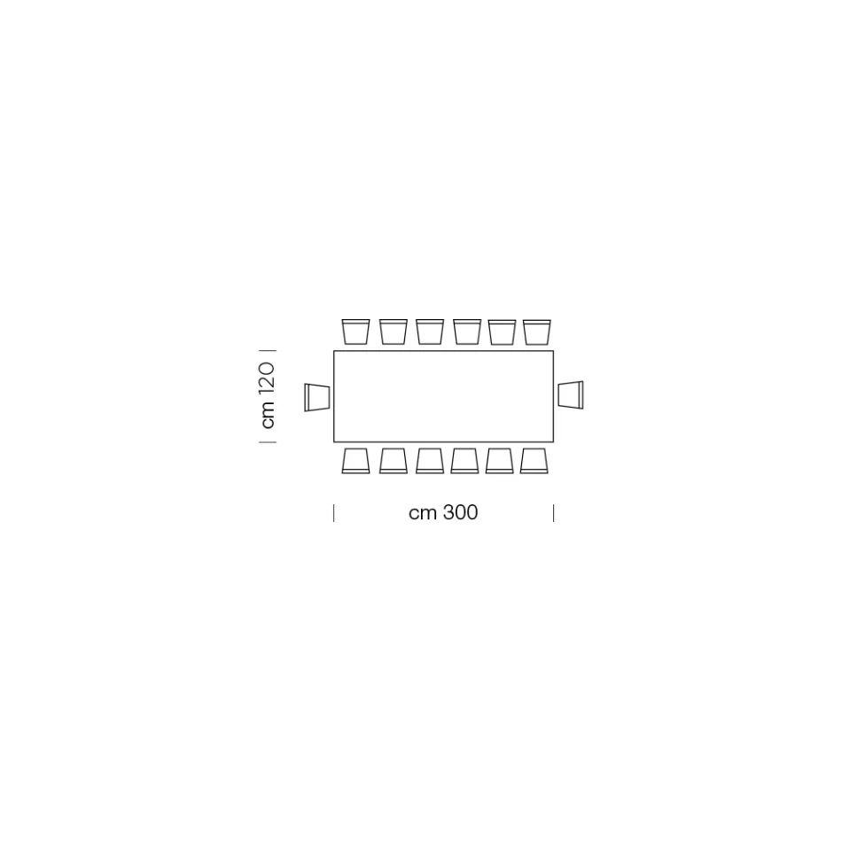 Mesa de comedor con tablero de Laminam y base de acero Made in Italy - Ezzellino Viadurini