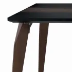 Tablero de mesa de comedor en Mdf con inserto superior Made in Italy - Abisso Viadurini