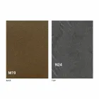 Mesa de comedor plegable moderna en madera y metal Made in Italy - Menelao Viadurini