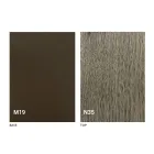 Mesa de comedor plegable moderna en madera y metal Made in Italy - Menelao Viadurini