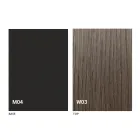 Mesa de comedor extensible redonda con tapa de madera Made in Italy - Crodino Viadurini