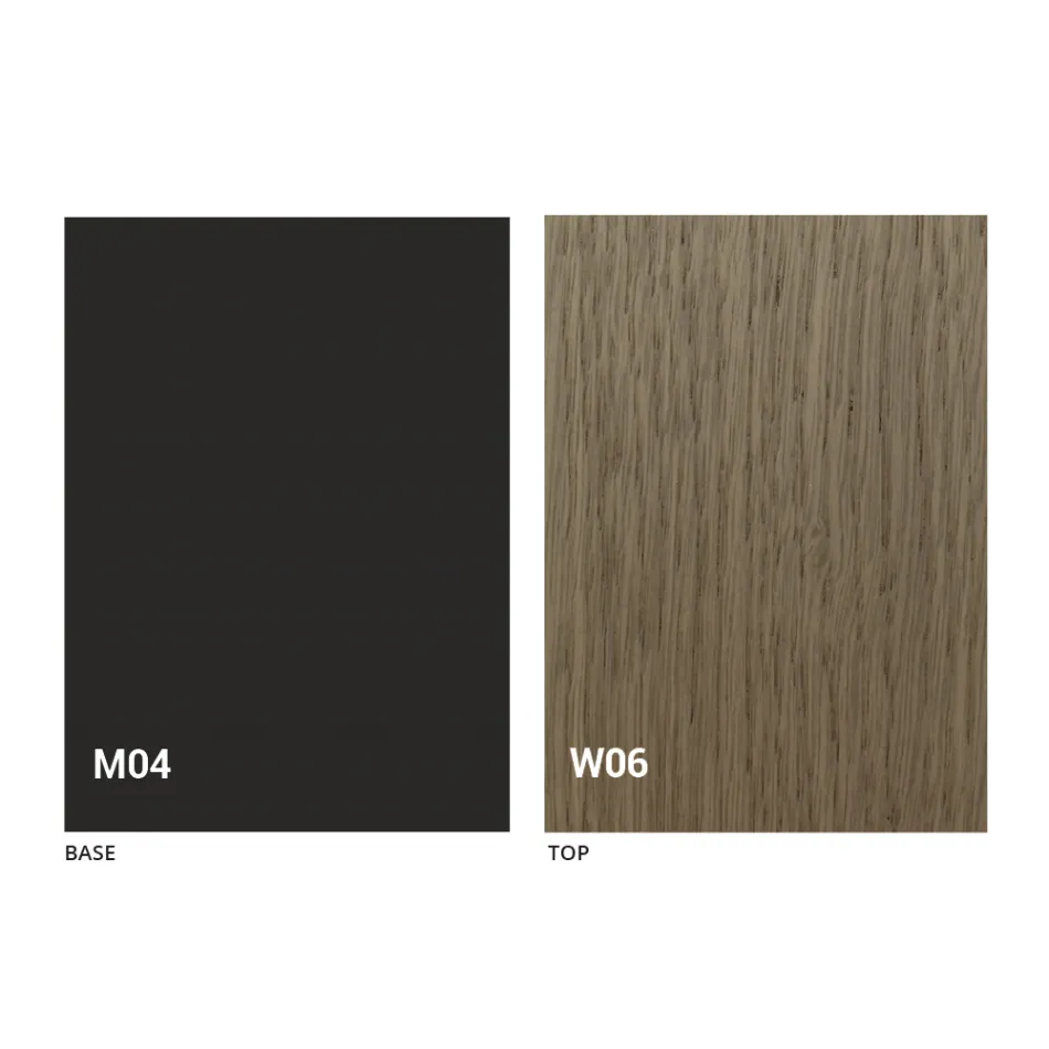 Mesa de comedor extensible redonda con tapa de madera Made in Italy - Crodino Viadurini