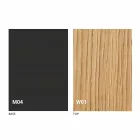 Mesa de comedor extensible redonda con tapa de madera Made in Italy - Crodino Viadurini