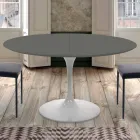 Mesa de comedor redonda extensible hasta 170 cm Made in Italy - Dollars Viadurini