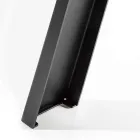 Mesa de comedor redonda extensible hasta 370 cm en madera y metal - Caimano Viadurini