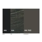 Mesa de comedor extensible redonda en cerámica Laminam Made in Italy - Lupetto Viadurini