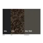 Mesa de comedor extensible redonda en cerámica Laminam Made in Italy - Lupetto Viadurini