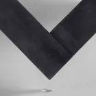 mesa redonda de comedor en madera con tapa de cristal Bao, diseño moderno Viadurini