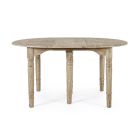 Mesa de comedor redonda extensible a 272 cm en madera Homemotion - Guglio Viadurini