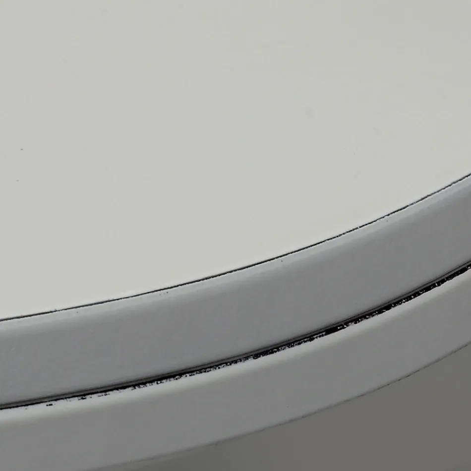 Mesa de comedor redonda de diseño clásico Oliva Viadurini