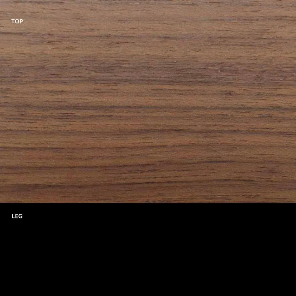 Mesa de comedor redonda con tapa de chapa fina Made in Italy - Dollars Viadurini