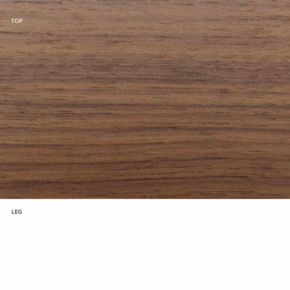 Mesa de comedor redonda con tapa de chapa fina Made in Italy - Dollars Viadurini