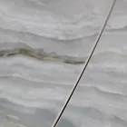 Mesa de Salón Extensible con Tapa en Forma de Barril de Cerámica Made in Italy - Vidrios Viadurini