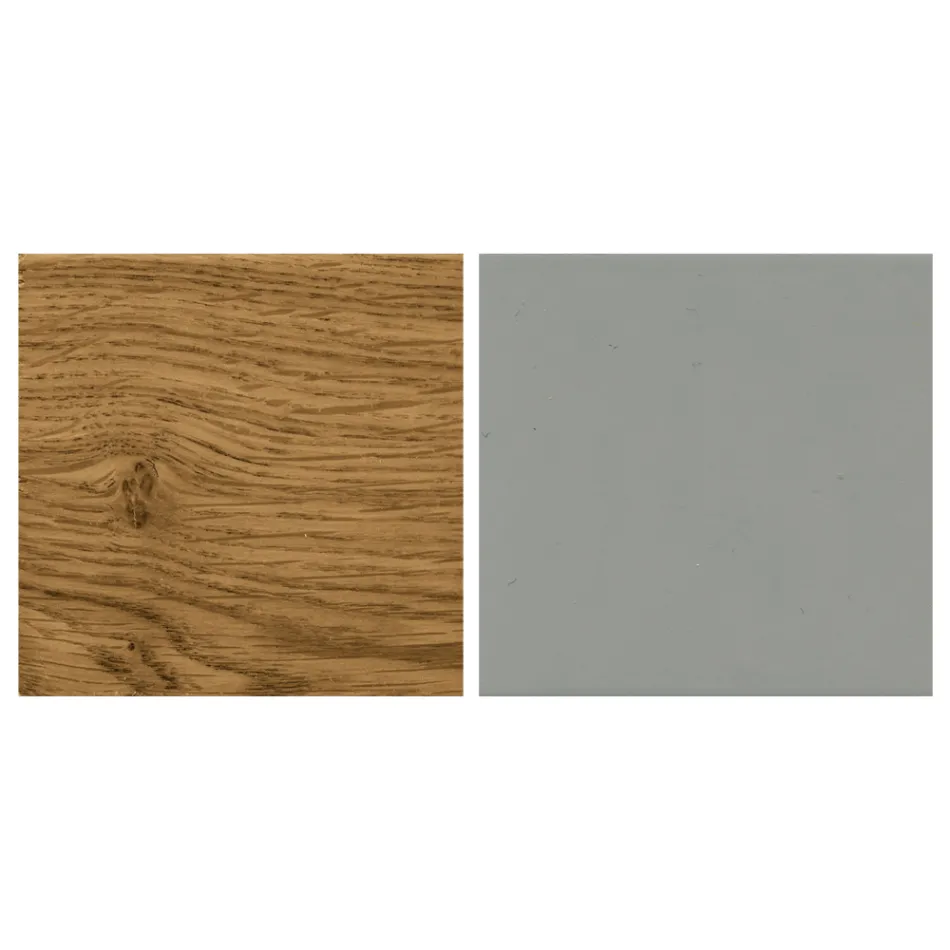 Mesa de salón con tapa y base de madera Made in Italy - Subasta Viadurini