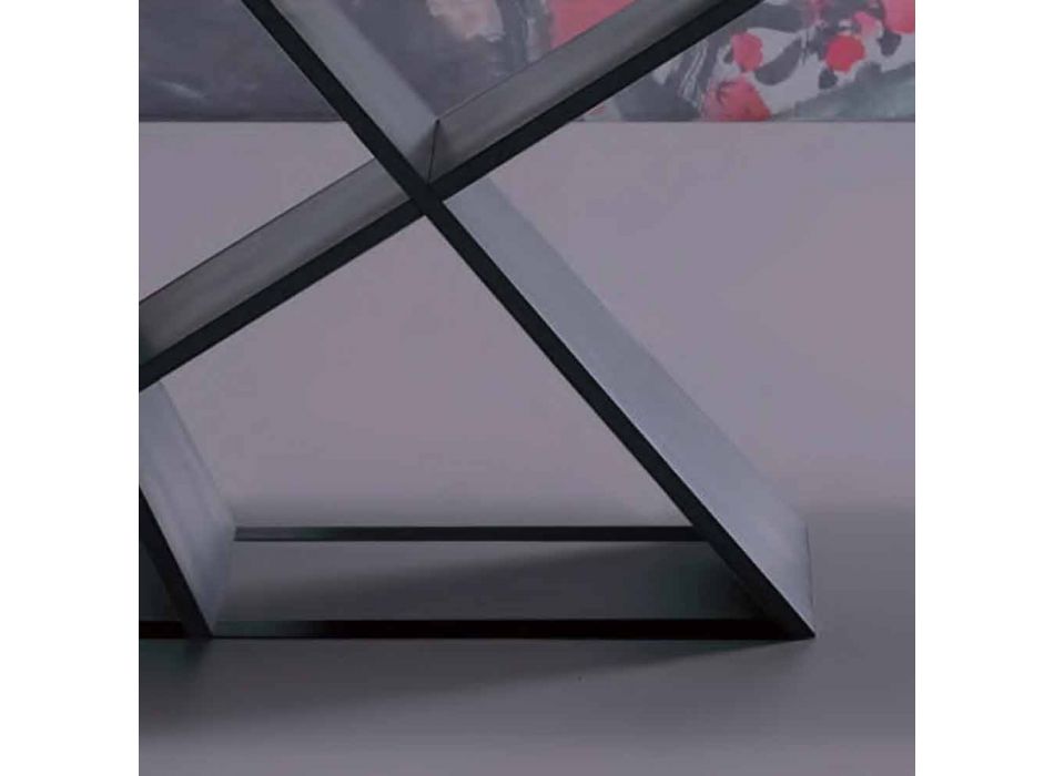 Mesa de diseño extensible hasta 294 cm con tapa de Gres Made in Italy - Cirio Viadurini