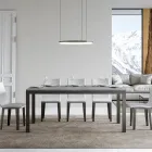 Mesa de diseño con tapa de madera extensible hasta 440 cm Made in Italy - Foxy Viadurini