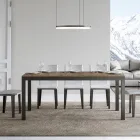 Mesa de diseño con tapa de madera extensible hasta 440 cm Made in Italy - Foxy Viadurini